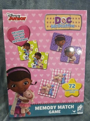 Disney Doc McStuffins Children Memory Match Game Kids ages 3+ NEW  - Image 1 of 2
