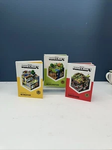 Minecraft 3 Guide Books: CREATIVE, REDSTONE & EXPLORATION HC EXCELLENT CONDTION - Picture 1 of 8