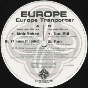 Europe Europe Transporter Vinyl Single 12inch Superstition Records - Bild 1 von 1