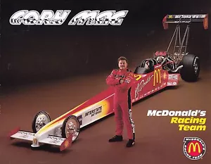 1995 Cory McClentathon McDonald's NHRA Top Fuel Dragster Handout Hero Photo - Bild 1 von 2