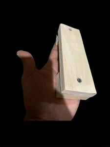 Diapasón de madera monopatín banco obstáculo  - Imagen 1 de 3