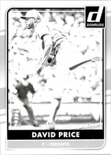 2016 Donruss Test Proof Black #49 David Price /25