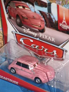 DISNEY PIXAR CARS GEARTRUDE #5/7 PARIS TOUR ***BRAND NEW & RARE*** - Picture 1 of 10