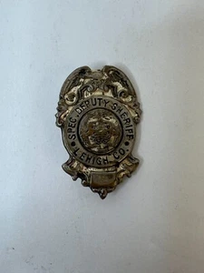 Vintage Obsolete Special Spec Deputy Sheriff Lehigh County Small Police Badge - Picture 1 of 2