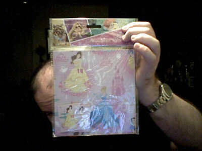 DISNEY PRINCESSES  4 SHEETS WRAPPING PAPER BIRTHDAY CHRISTMAS GIFTS FREE UK POST - Image 1 of 2