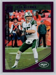2018 DONRUSS #210 JOSH MCCOWN SEASON STAT LINE NEW YORK JETS /400