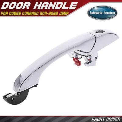 Manija de puerta exterior delantera izquierda con cerradura para Dodge Durango Jeep Grand Cherokee Foto 1 de 4