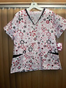 Delia Women Scrub Top 1X - Picture 1 of 10