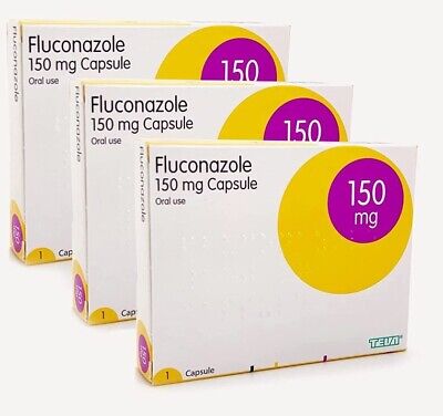 3 X Oral Thrush Infection Capsule - Fluconazole 150mg • 6.75£