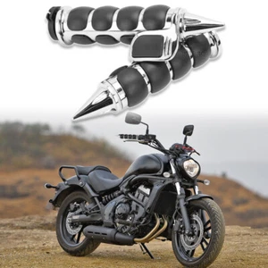 1" Handlebar Hand Grips Motorcycle For Kawasaki Vulcan VN 800 900 1300 1500 1600 - Picture 1 of 11