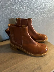 See by Chloe Damen Bonni Chelsea Boots Größe 38 Knöchel Pull-On runde Spitze braun - Bild 1 von 7