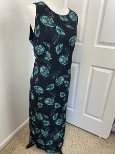 Alfani 14 Maxi Dress Floral Y2K Whimsygoth Grunge Fairy Bloomcore Cotragecore - Picture 1 of 16