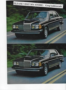 Original 1982 Mercedes Benz 300D, 300CD, 300TD, 300SD two  page vintage print ad - Picture 1 of 2