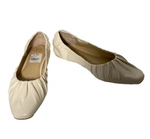 MARC FISHER LTD Ophia Ballet Flats-Womens Size 9.5-Ivory-NEW - Picture 1 of 5