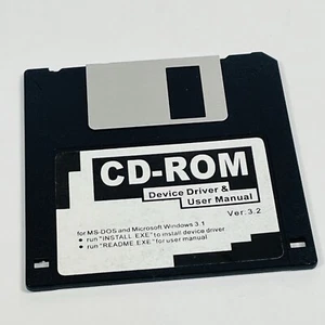 Microsoft Windows 3.1 MS-DOS Device Driver and User Manual 3.5" Floppy Disk - Picture 1 of 2