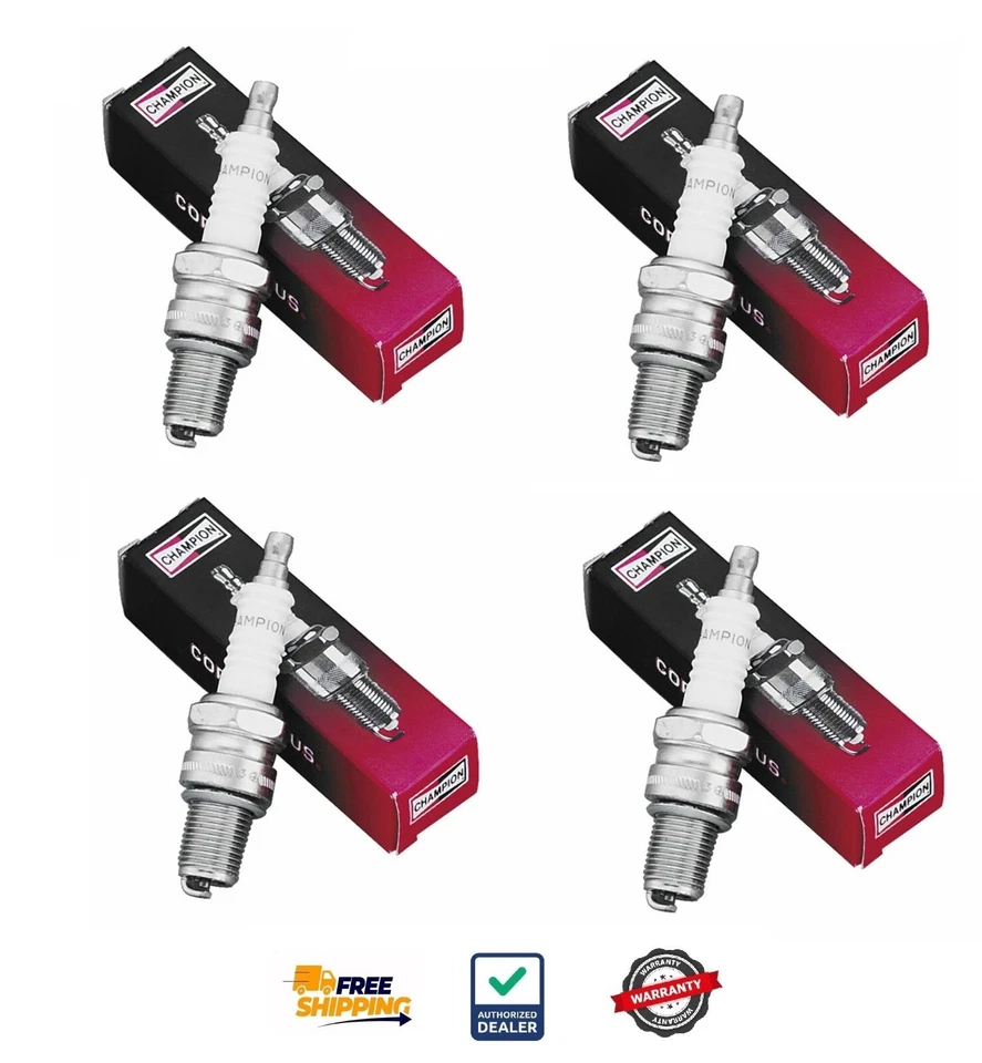 Новый подлинный набор из 4 свечей зажигания Champion 801 N3C медь плюс высокая производительность - Изображение 1 из 1
