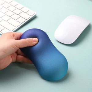 Desktop Mouse Wrist Rest Pad Silicone Mice Keyboard Hand Soft Cushion For Laptop - Afbeelding 1 van 19
