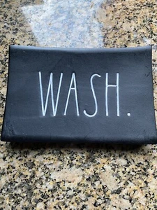 Black White Rae Dunn Soap Dish Bathroom Kitchen Set Accessories Holder Rectangle - Picture 1 of 2