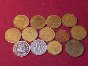 Vintage Car Auto Wash Token Collection Lot Automobilia - Picture 1 of 7