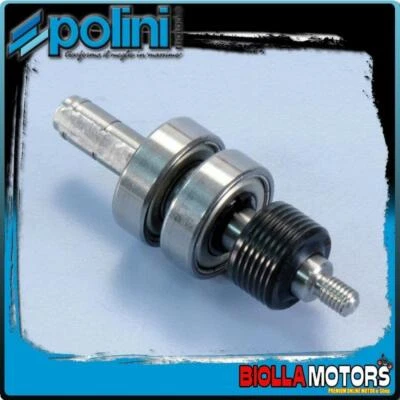 280.0009 ALBERO POMPA ACQUA POLINI PIAGGIO ZIP 50 2T SP H2O dal 2001 INOX - Immagine 1 di 4