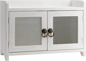 - Storage Cabinet, Mini Countertop Cabinet, Wood Organizer for Kitchen Living Ro - Picture 1 of 8