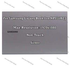 15.6" SAMSUNG Galaxy Book Ion NP950XCJ FHD LCD Non-Touch Screen Display Assembly - Foto 1 di 6