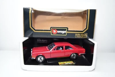 B37 BBURAGO BURAGO 1:22 3001 ROLLS-ROYCE CAMARGUE ROJO SIN USAR, EN CAJA Foto 1 de 4