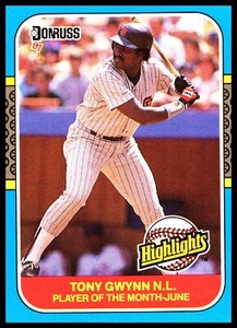 1987 Donruss Highlights #12 Tony Gwynn