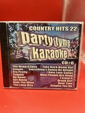 Party Tyme Karaoke: Country Hits, Vol. 22 by Various Artists (CD, 2018)