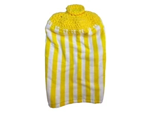 #4795 Hand made Yellow kitchen towel knitted new - Picture 1 of 3