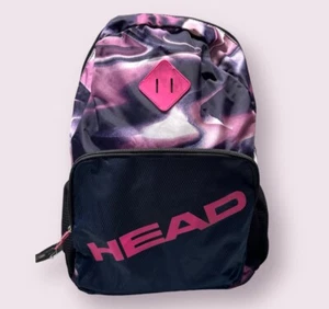 HEAD Backpack HighSchool College Sports 19”x14”x9” NWT New Black Pink Purple - Picture 1 of 14