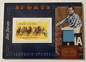 Ron Turcotte 2010 Panini Century Horse Racing Jockey Souvenir Stamps 152/250 - Picture 1 of 2