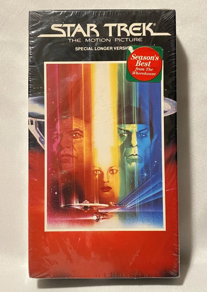 New Sealed 1991VHS Star Trek The Motion Picture Special Longer Version Watermark - Image 1 of 4