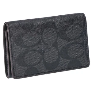 Coach Men's Card Case 91633 QBLWO BUSINESS CARD CASE Newarticle - Picture 1 of 4