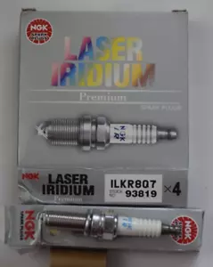 Paquete de 4 bujías láser de iridio NGK ILKR8Q7 IRIDIO IX 93819 2103-0364 - NUEVAS - Imagen 1 de 4
