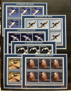 6x Vögel / Meeresfauna - Briefmarken - postfrisch** - CB4 - Bild 1 von 1