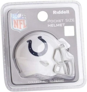 Indianapolis Colts Pocket Pro Riddell NFL Helmet Speed Style - Picture 1 of 3