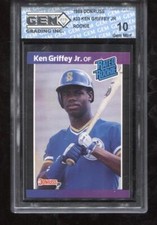 Ken Griffey Jr. RC 1989 Donruss #33 HOF MVP Rookie GEM MINT 10