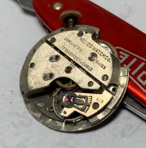 UNUSUAL 1950s Helios Swiss 17J Manual Winding “Cal. 450”- for Parts/Fix !! - Picture 1 of 7