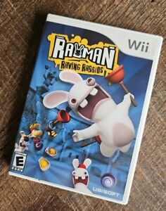 RAYMAN RAVING RABBIDS (NINTENDO Wii 2006) CIB COMPLETE Z MANUAL BUNNIES GONE BAD