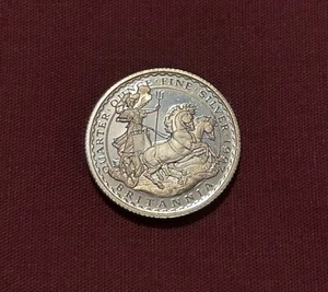 1997 Britannia 50 Pence Quarter-Ounce (1/4 oz) Fine Silver Proof Coin - Picture 1 of 8