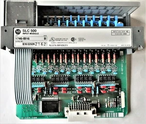 ALLEN BRADLEY SLC 500 INPUT MODULE 1746-IB16 SER B - Picture 1 of 5