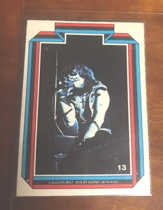 1978 DONRUS Kiss Card #13 Peter Criss. - Foto 1 di 2