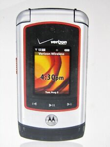 Motorola Adventure V750 Camera 3G Cell Phone Silver (Verizon) - New in Box