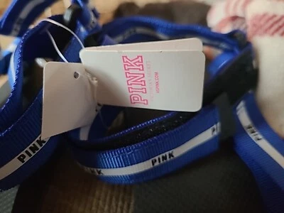 VICTORIA'S SECRET РОЗОВЫЙ СИНИЙ РЕГУЛИРУЕМЫЙ РЕМЕНЬ САНДАЛИИ SPORT СЛАЙД МАЛЕНЬКИЙ 5-6 ОБУВЬ - Изображение 1 из 4