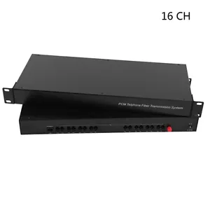 Premium 16CH Telephone PCM Fiber Optical Converters with 10/100M Ethernet - Foto 1 di 6