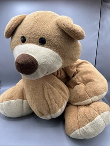 Vintage Y2K Jumbo Commonwealth hellbraun Teddybär Plüschtier Stofftier - Bild 1 von 7