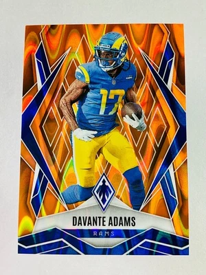 Davante Adams 2025 Phoenix Seismic Orange Prizm/20 Foto 1 de 2