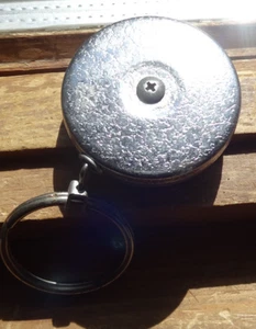 Vintage KEY-BAK Retractable Key Chain Reel Clip Pasadena, CA - Picture 1 of 2