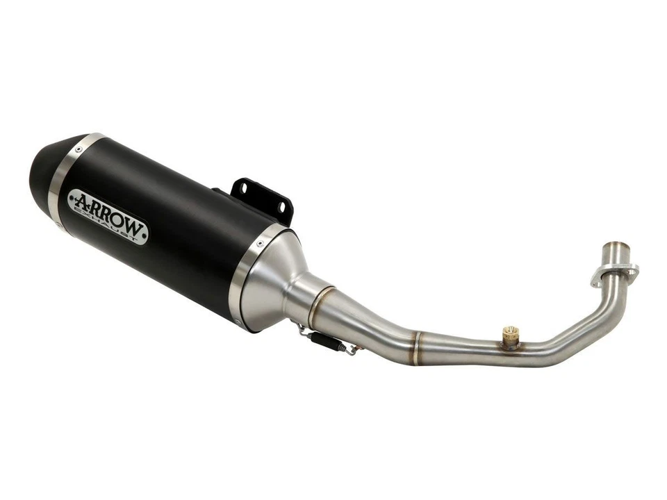 53533ANN - Exhaust Muffler Arrow Urban Aluminum Dark KYMCO DOWNTOWN 350i (16-19)